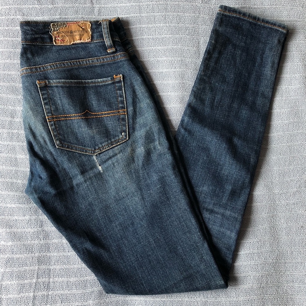 Denim & Supply Ralph Lauren Dark Blue Skinny Jeans